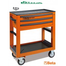 CARRELLO DI SERVIZIO CON 3 CASSETTI E ASSORTIMENTO DI 189 UTENSILI BETA ART. BW 5000S/3M